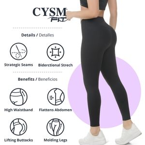 CYSM - butt lift legging in black